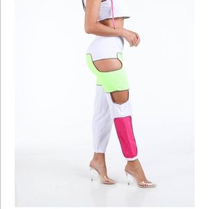 Windbreaker top and jogger set